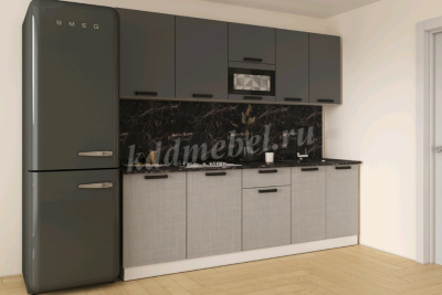 Шкаф верхний глубокий угловой УВГ кухня Осло (Белый/Карбон светлый)