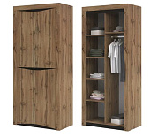 Шкаф Паола 2-х створчатый (Дуб крафт золотой)