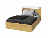 Кровать Эра 0.9 (Дуб вотан/Белый)