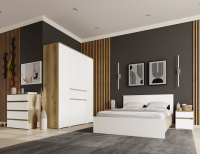 Тэкс спальня плейона дуб делано+белый