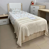 Кровать Милана 0.9 (Гаскон пайн/Белый лофт)