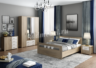 Зеркало Сопрано (Дуб сонома)