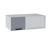 Шкаф верхний глубокий угловой УВГ кухня Кампео (Белый/Мята-софт)