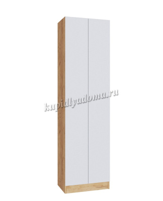Шкаф платяной Руэлла (Дуб крафт золотой/Белый)