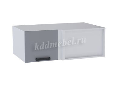 Шкаф верхний глубокий угловой УВГ кухня Осло (Белый/Карбон светлый)