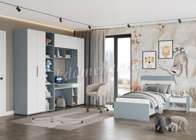 Стеллаж Бриз (Дасти грин)