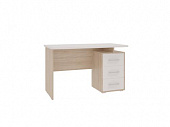 Стол компьютерный Лайт-2 1200 (Дуб сонома/Белый)