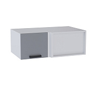 Шкаф верхний горизонтальный глубокий угловой УВГ кухня Либерти (Дуб сонома/Холст грей)