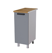 Шкаф нижний 35Р кухня Нагано без столешницы (Белый/Кашемир)