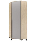 Шкаф угловой Ева 800 1С (Дуб экспресив песочный/Рейн)