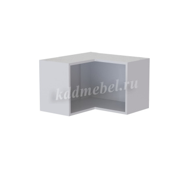 Шкаф верхний угловой УВП 360 кухня Кампео (Белый/Мята-софт)