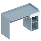 Стол письменный Бриз с ящиком (Дасти грин/Белый лофт)