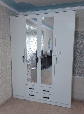 Шкаф Квадро (Белый)