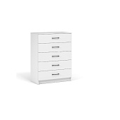 Комод 5 ящ. Чикаго Вайт (Белый)