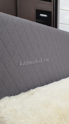 Кровать Стелла 1.6 с подъемным механизмом (Рогожка/Серый)