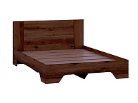 Кровать 1.4 Квадро-11 (Дуб Делано темный)