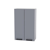 Шкаф верхний сушка высокий В6С кухня Кампео (Белый/Мята-софт)