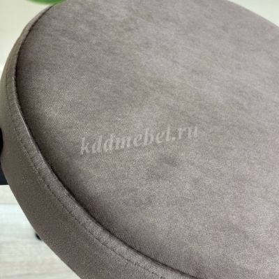 Табурет Лондон (Шоколад велюр/Черный)