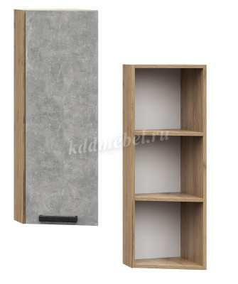 Шкаф верхний ШВТ 920*300 Кухня Пасадена (Железный камень)