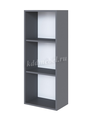 Шкаф навесной Сириния (Серый графит/Пудра)