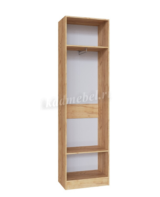 Шкаф платяной Руэлла (Дуб крафт золотой/Белый)