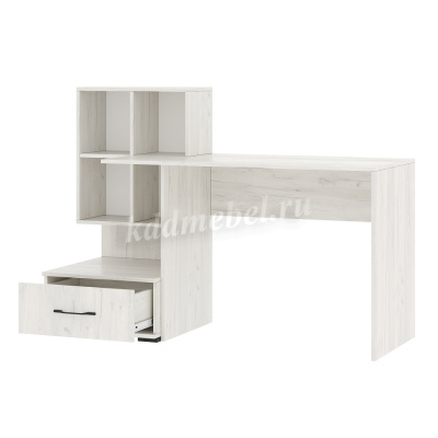 Стол компьютерный ПКС-10 (Дуб крафт белый)