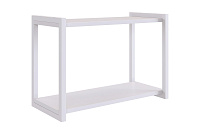 Полка Юниор (Белое дерево/Белый муар)