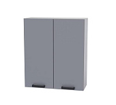 Шкаф верхний сушка высокий В8С кухня Кампео (Белый/Мята-софт)