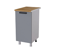 Шкаф нижний 4Р кухня Нагано без столешницы (Белый/Кашемир)