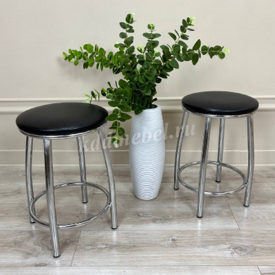 Табурет Премиум (Черный козжам) 