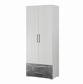 Шкаф 2-х створчатый Теана (Ясень анкор светлый/Мрамор дарк)