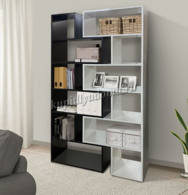 Стеллаж Стандарт new (Венге/Белый)