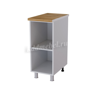 Шкаф нижний глубокий Г35Р кухня Осло без столешницы (Белый/Карбон сакура) 
