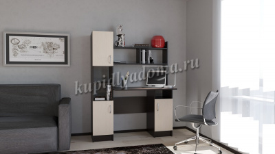 Стол компьютерный ПКС-6 (Венге/Дуб белфорт)