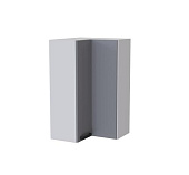 Шкаф верхний угловой высокий ВУВП кухня Кампео (Белый/Мята-софт)