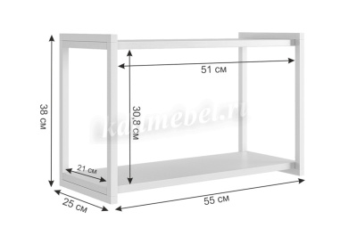 Полка Юниор (Дуб крафт золотой/Черный муар)