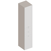 Пенал 2ств. Лорэн с ящиками правый (Тефия/Софт айс)