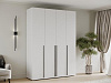 Шкаф Оникс 4ств. (Белый текстурный)