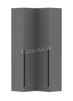 Шкаф угловой Мадрид прямой угол (Графит серый)